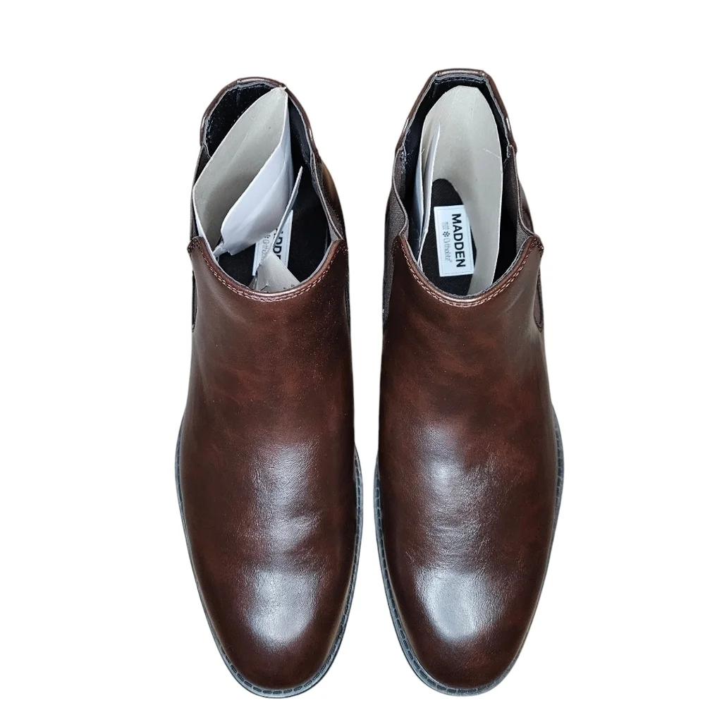 Madden Maxxin Brown Vegan Leather Ortholite 10